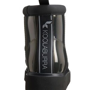 KOOLABURRA BLACK CLEAR MINI BOOT SIZE 10 Worn once